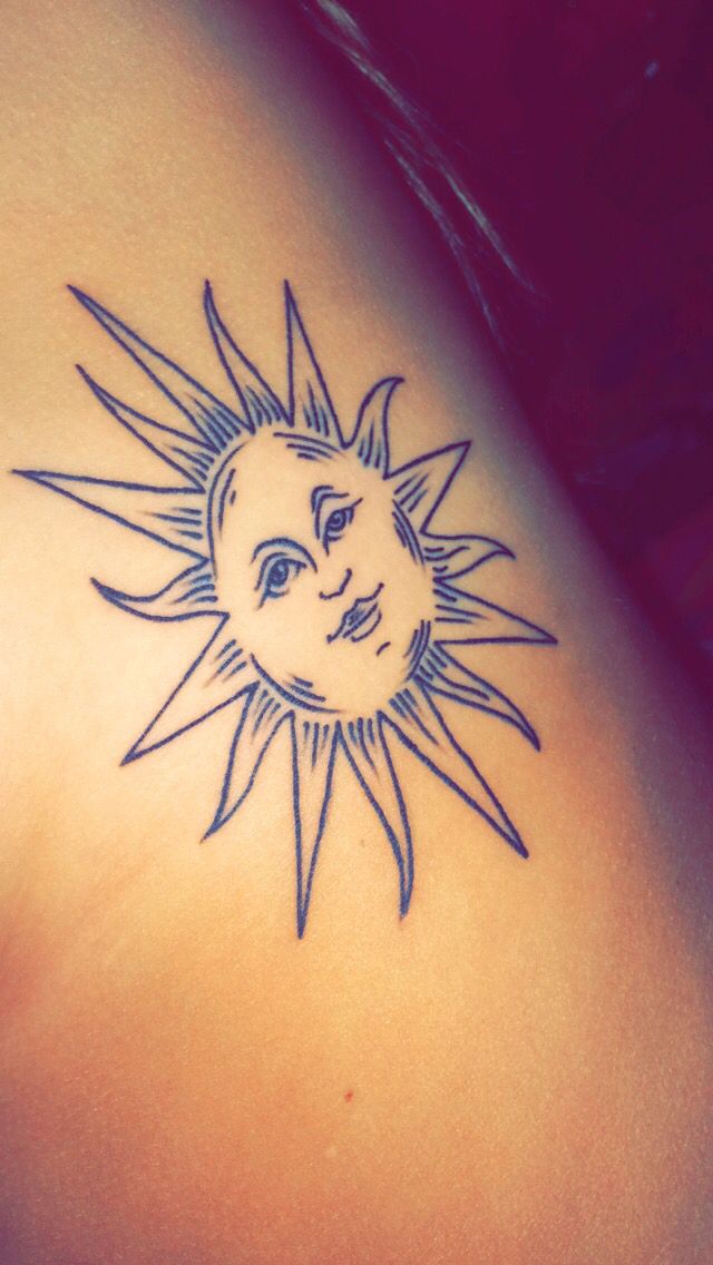 sunshine tattoo for my grandmother :)