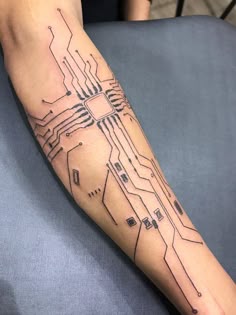 81 Cybersecurity drawings ideas | tech tattoo, cyberpunk tattoo, circuit  tattoo