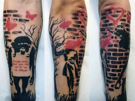 83 Banksy tattoos ideas in 2025 | banksy, banksy tattoo, banksy art