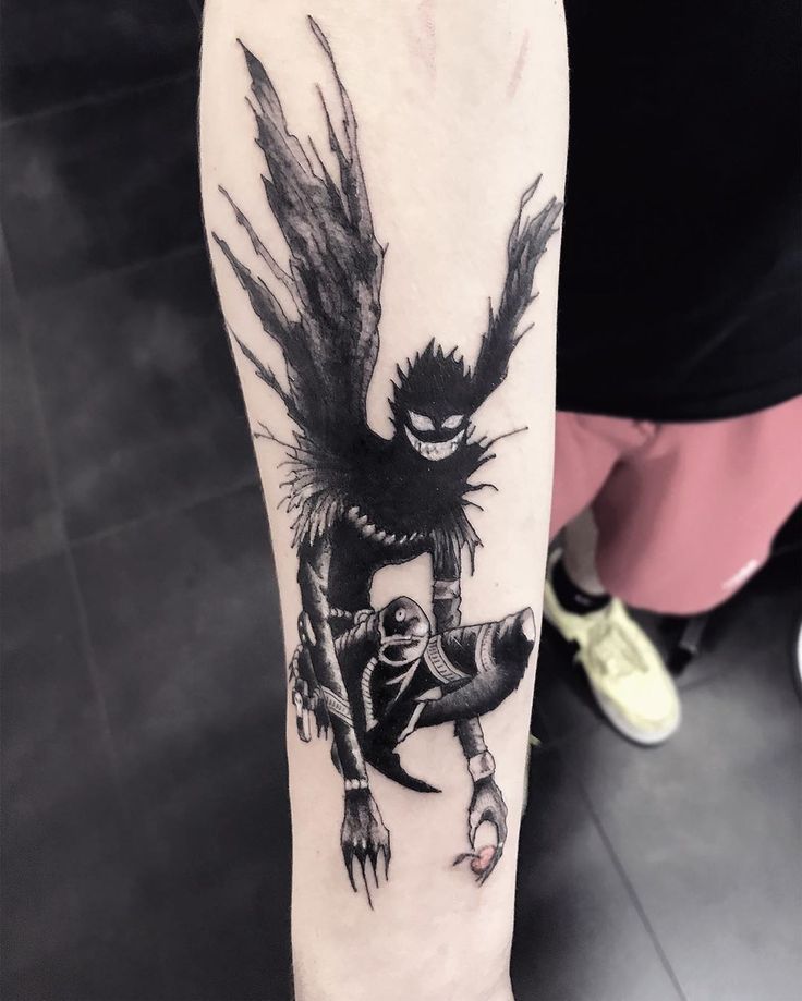 Ryuk, deathnote | Rose tattoos for men, Eye tattoo, Anime tattoos