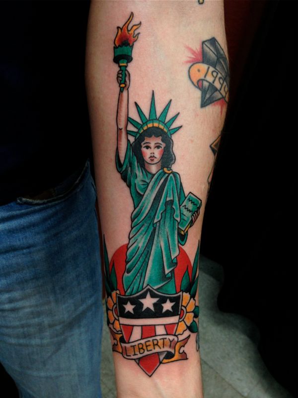 Pin by ivan on Quick Saves in 2025 | Liberty tattoo, Statue of liberty  tattoo, American