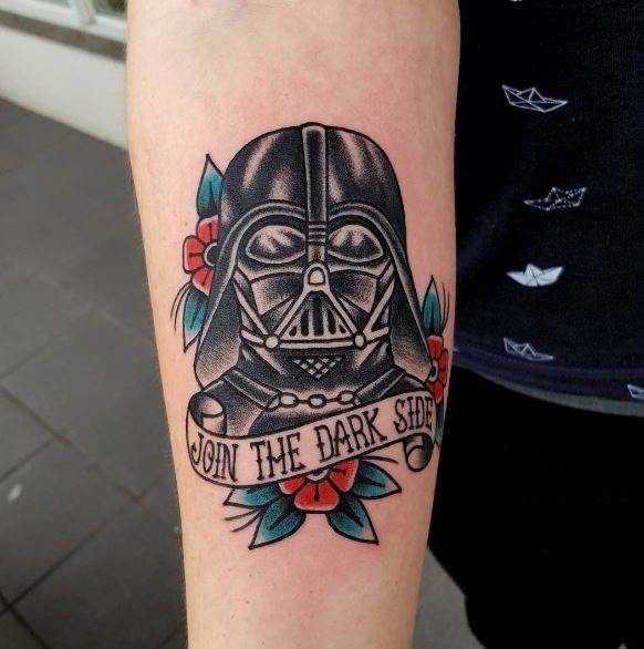 Darth Vader Traditional Tattoo