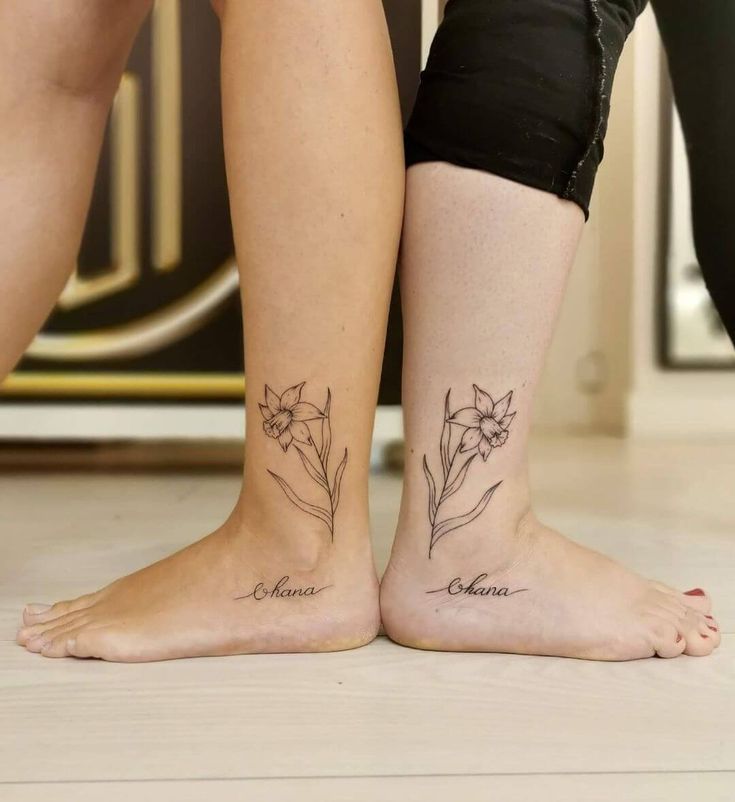 20+ Daffodil March Birth Flower Tattoo Ideas