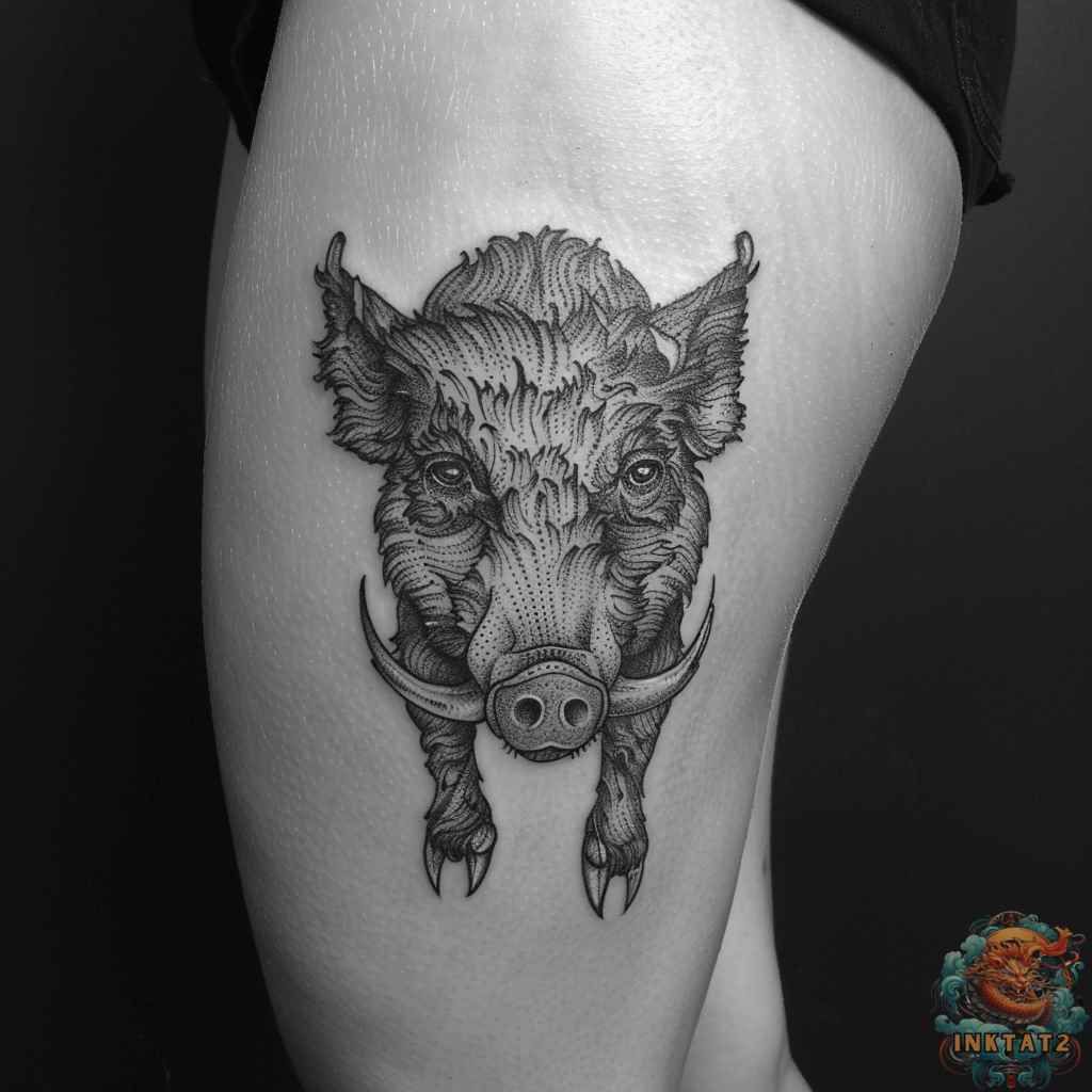 Boar Tattoos: 109 Designs