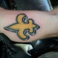 13 New Orleans Saints Tattoos ideas | saint tattoo, tattoos, new orleans  saints