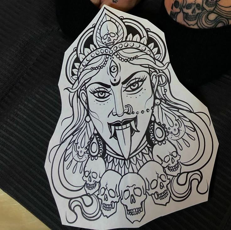 Pin by Rebecca A. on Tattoo Ideas | Kali tattoo, Dark tattoo, Best sleeve  tattoos