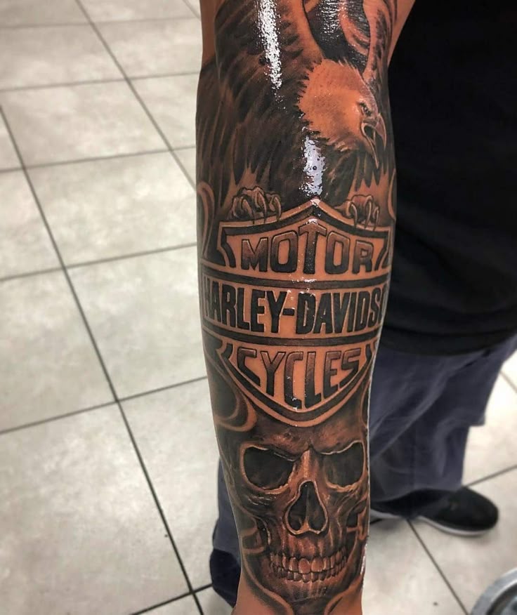 125+ Harley Davidson Tattoos: Unleash the Biker within You! - Wild Tattoo  Art