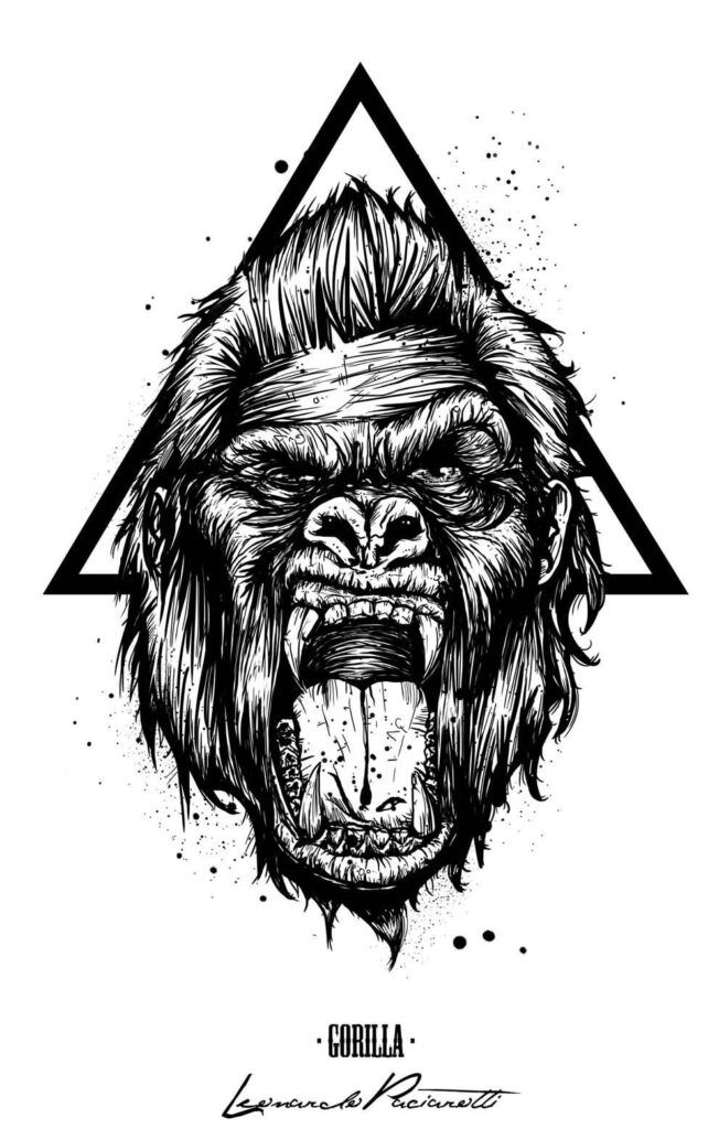 190+ Magnificent Gorilla Tattoo Designs With Meanings (2024)