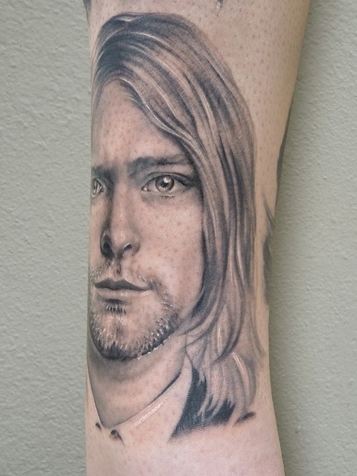 7 Kurt Cobain & Nirvana Tattoos ideas | nirvana tattoo, tattoos, kurt  cobain tattoo