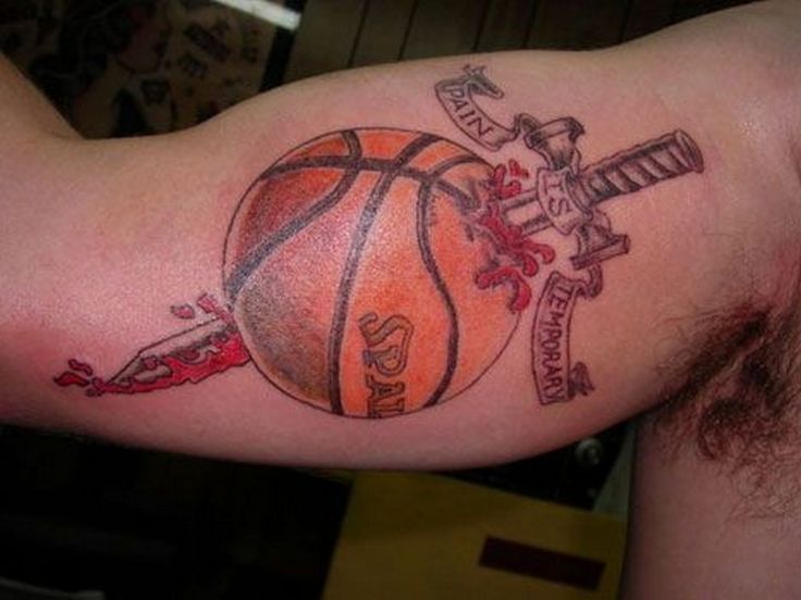 40+ Sporty types of Basketball Tattoo Designs - Famous Celebs Check more at  http://tattoo-journal.com/40-sporty-images-of-basketball-tattoos/