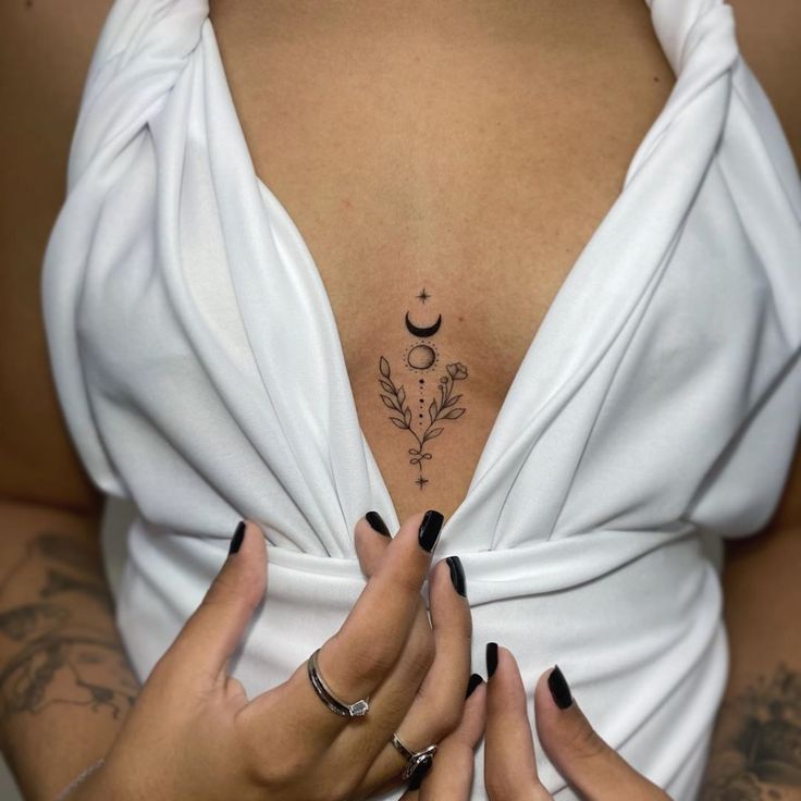 47 Cleavage tattoos ideas | tattoos, tattoos for women, body art tattoos