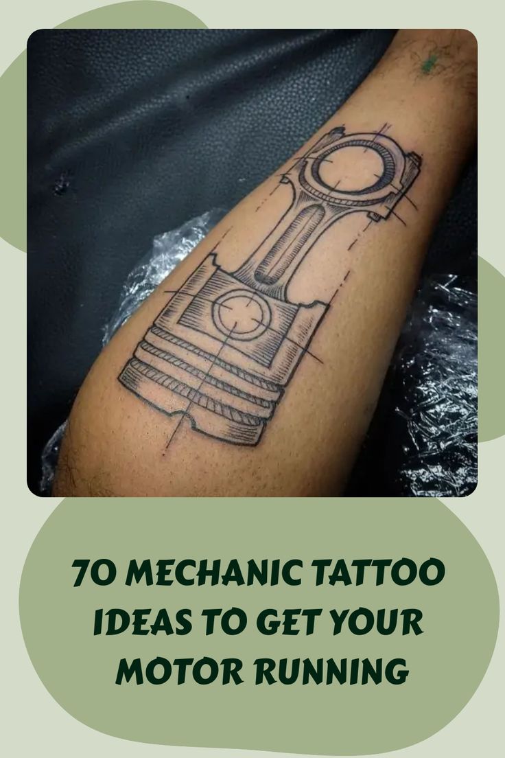 70 Mechanic Tattoo Ideas to Get Your Motor Running