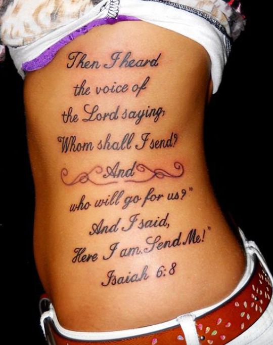 Then I heard the voice of the Lord saying, "Who shall I send and whom will go for us?" And I said "Here I am send me" Isaiah 6:8