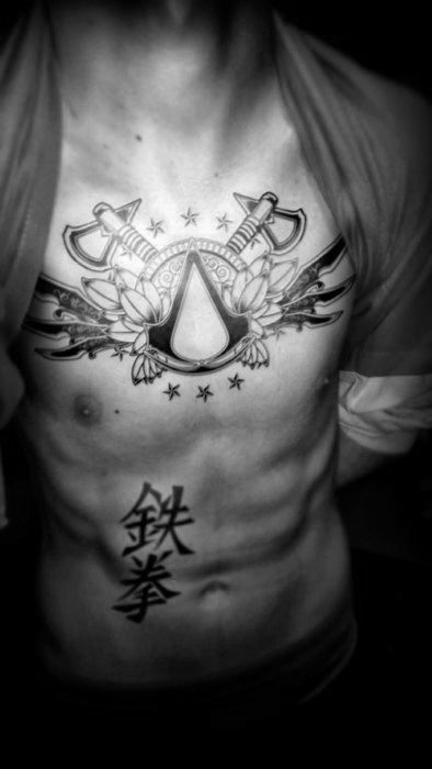 53 Epic Assassins Creed Tattoo Designs for Men
