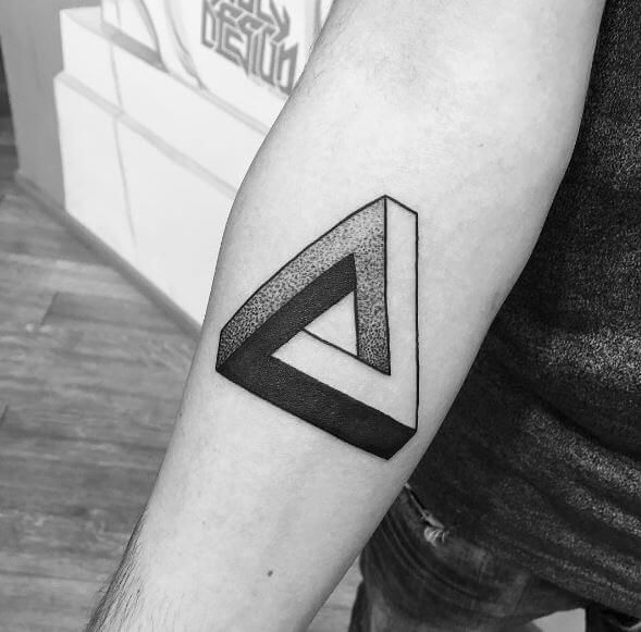 50+ Geometric Triangle Tattoos Designs With Meanings (2024)