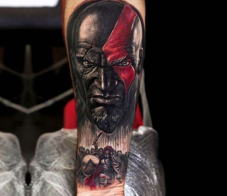 God Of War tattoo by Pasha Tarino | Post 24521