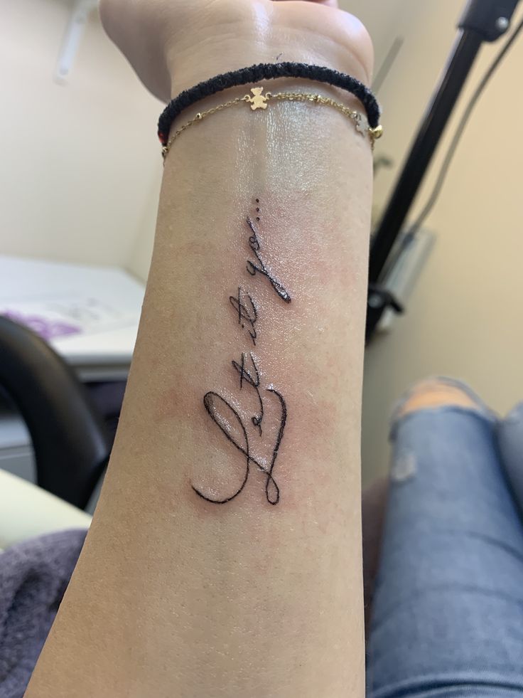 Pin by Melissa Euler on Tattoos | Go tattoo, Let it go tattoo, Tattoos with meaning