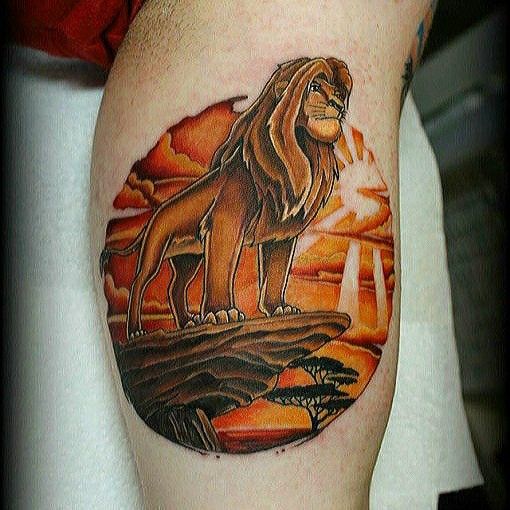 The Lion King Tattoo | Disney tattoos, King tattoos, Lion king tattoo