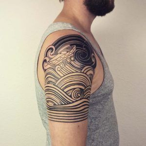 185 Wave Tattoo Designs and Ideas For Those Who Love Ocean - Tattoo Me Now