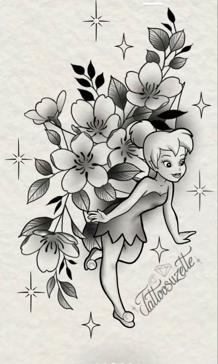 Tinkerbell tattoo