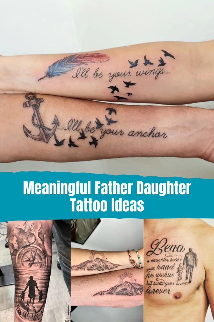 Heartfelt and Meaningful Father-Daughter Tattoo Ideas