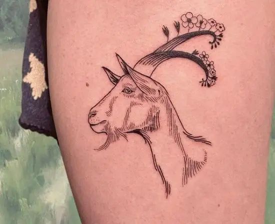 40+ Unique Goat Tattoo Designs & Its Meanings - Tattoo Twist