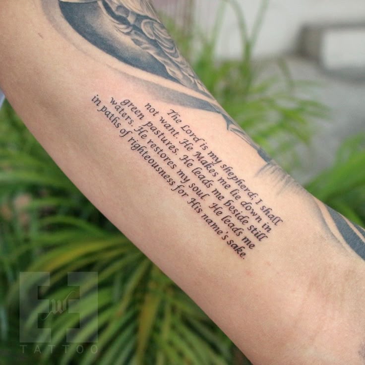 30 Best Bible Verse Tattoo Ideas You Should Check