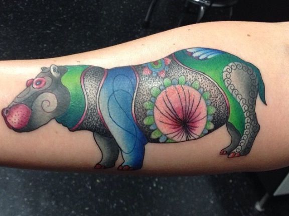 Hippo Tattoo