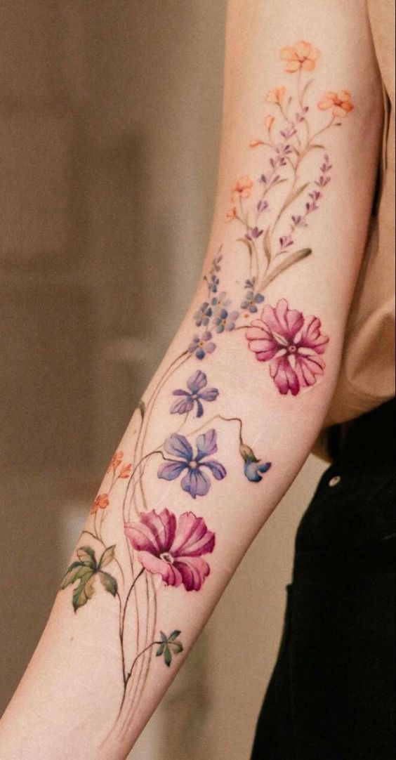 180+ Beautiful Birth Flower Tattoo Ideas (2024)