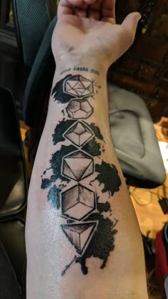 Discover 28 Dnd Tattoo and Dice Tattoo Ideas | dnd geometric tattoo, nerd tattoo, zelda watercolor tattoo and more