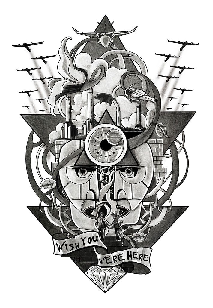 Pink Floyd tattoo design