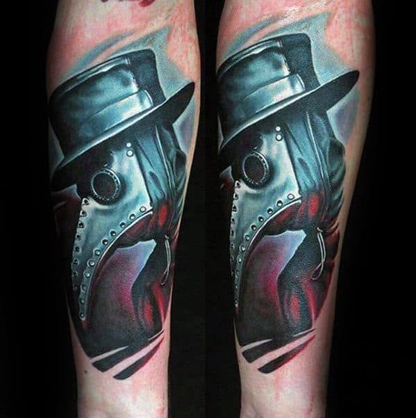 53 Amazing Plague Doctor Tattoo Designs for Men