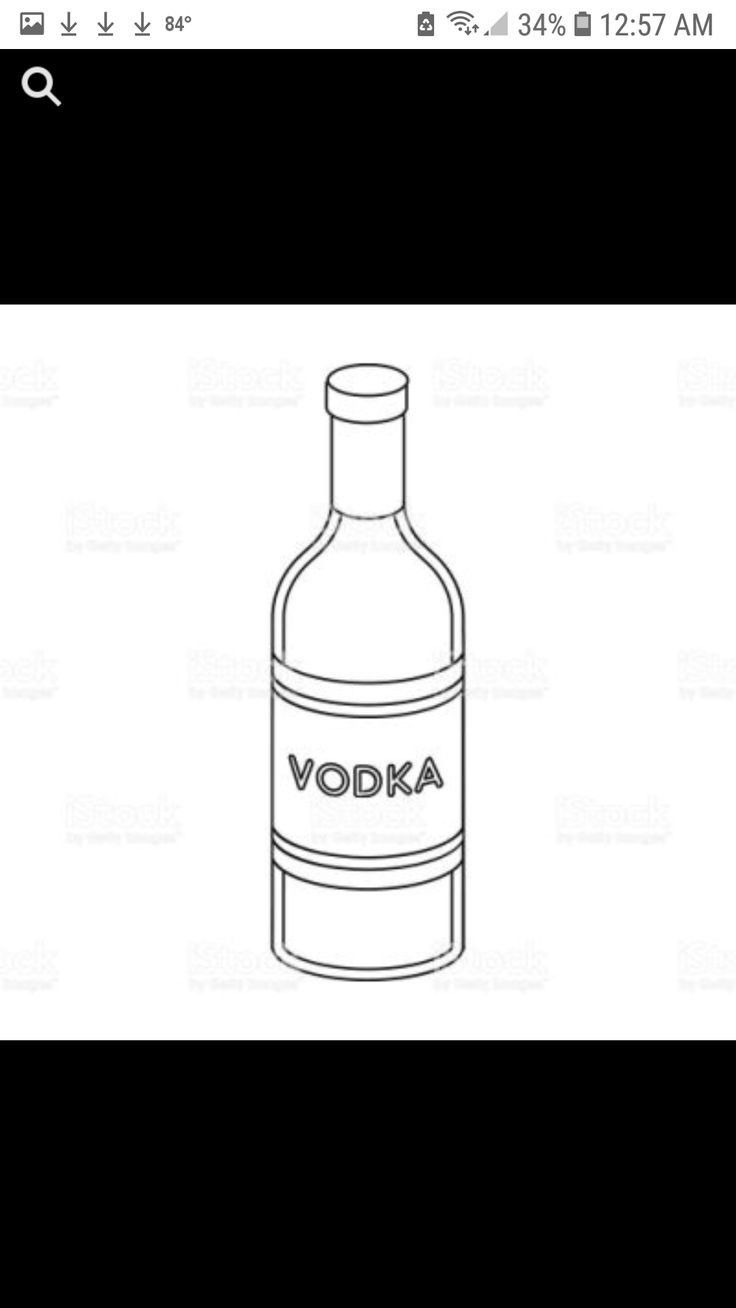 Pin by Cameron Stakes Courtney on Silloutte cameo designs | Bottle drawing,  Bottle tattoo, Mini drawings