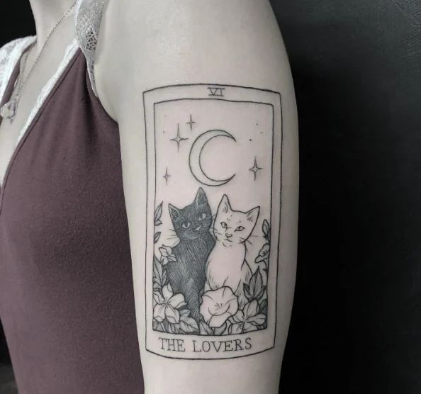 40 Tarot Card Tattoo Ideas To Create Your Own Destiny