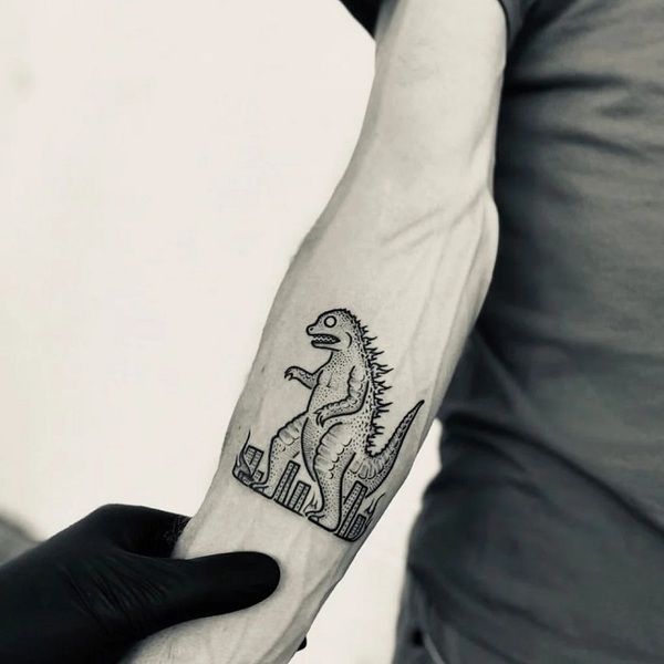 30 Best Godzilla Tattoo Ideas - Read This First