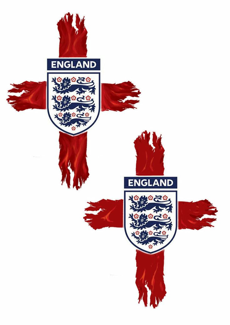 England Flag Tattoo Design