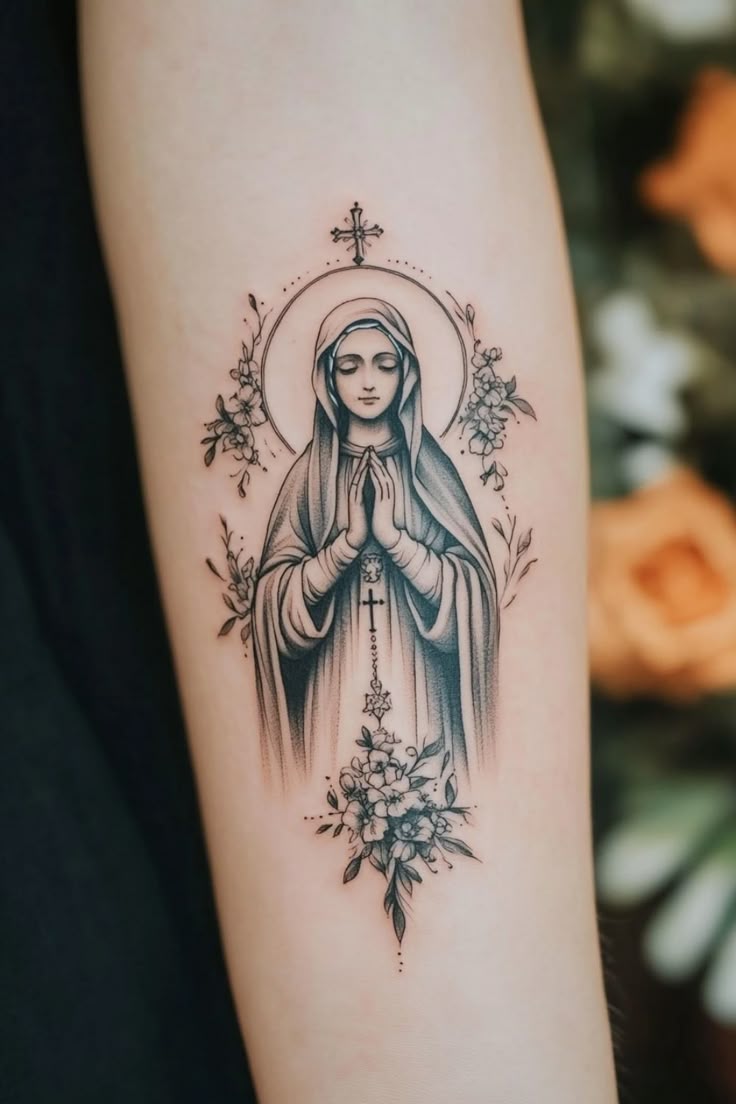 Top Catholic Tattoo Ideas for Stylish Women