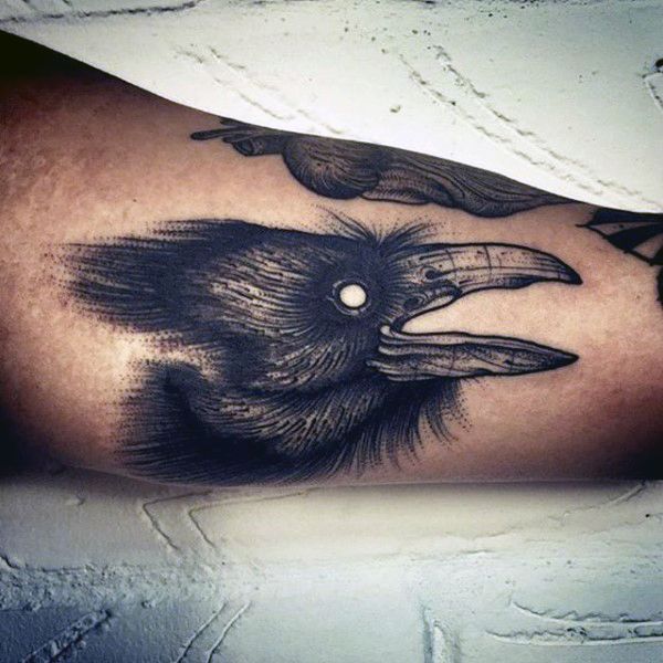 93 Cool Crow Tattoo Designs for Men