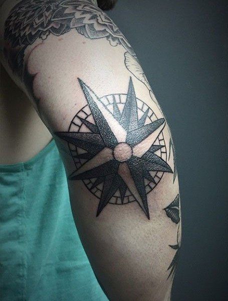 20 Cool Compass Tattoo Designs & Meaning