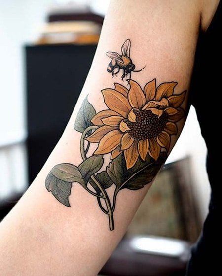 100 Popular Bee Tattoo Designs & Meaning
