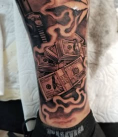 Money tattoo: Discover 130 Money ideas | gangsta tattoos, dollar tattoo and  more