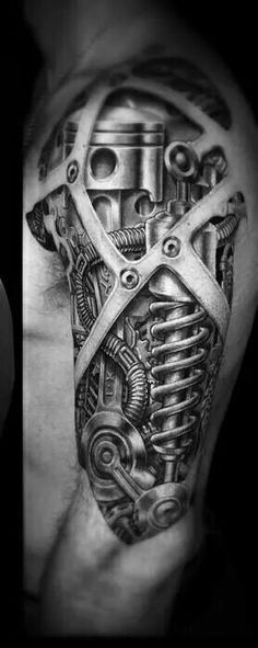 15 biomech piston tattoo ideas | mechanic tattoo, piston tattoo,  biomechanical tattoo