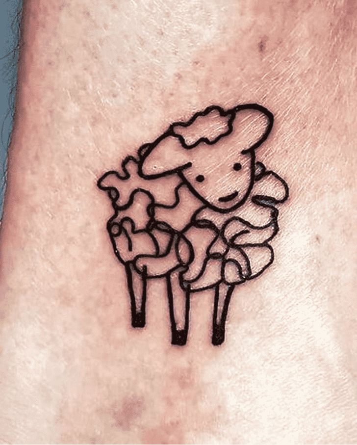 Sheep Tattoo Design Ideas Images