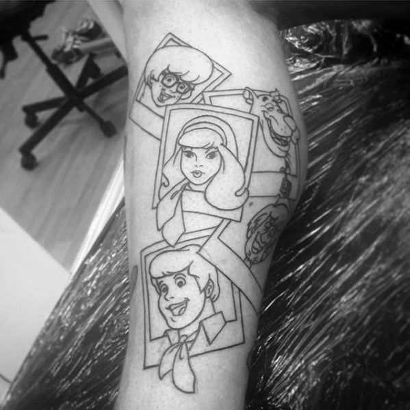 60 Classic Scooby Doo Tattoo Designs for Men