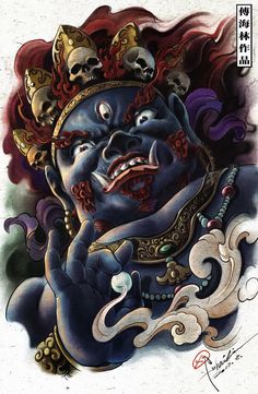 28 Bhairava Tattoo ideas | buddhist art, tibetan art, hindu art