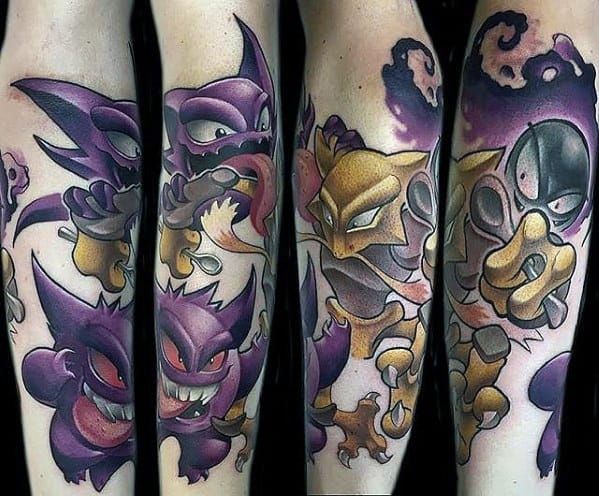 60 Gengar Tattoo Designs for Men