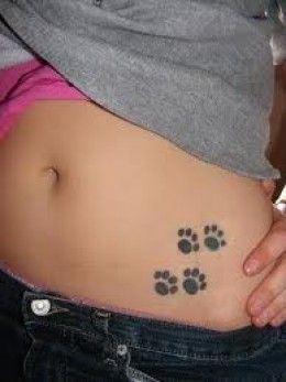 Paw Print Tattoos And Paw Print Tattoo Designs; Paw Print Tattoo Meanings  And Ideas