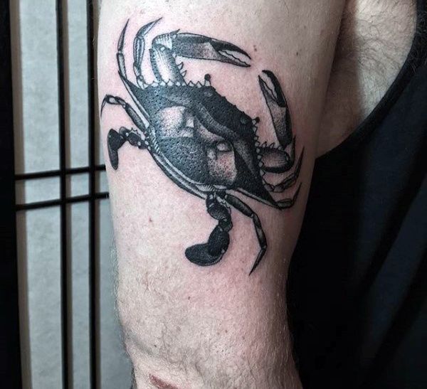 79 Cool Crab Tattoo Designs for Men