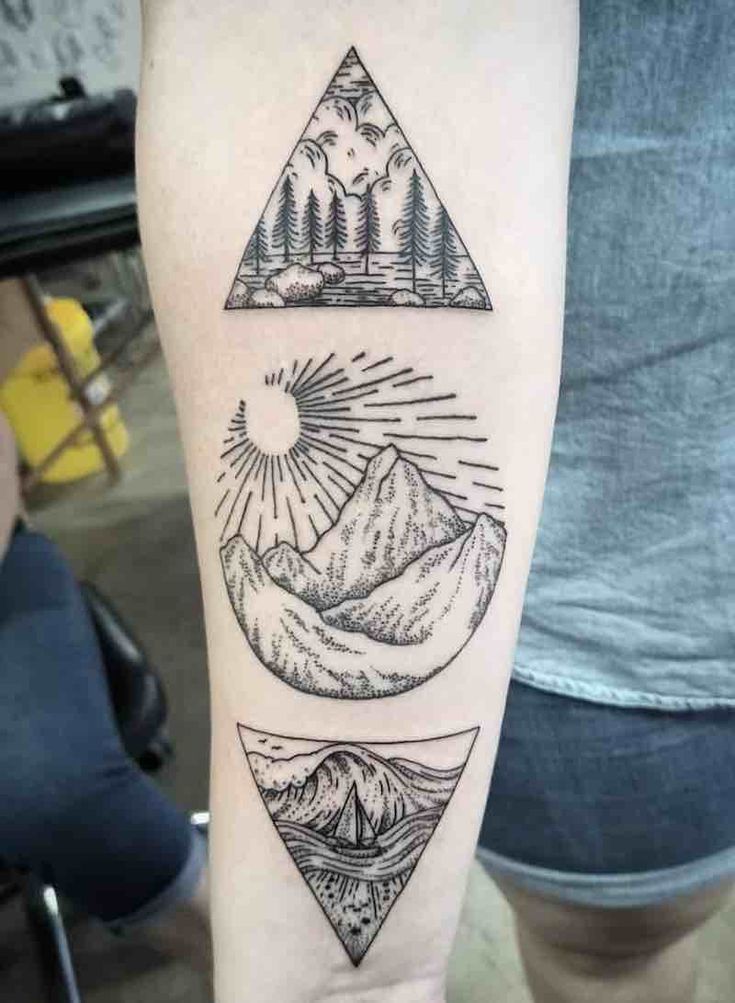 23 Remarkable Mountain Tattoos - Tattoo Insider