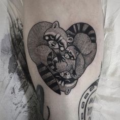 52 Tattoo ideas | raccoon tattoo, tattoos, racoon tattoo